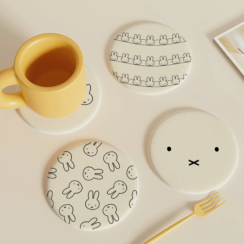 Xbloom Coffee Tea - Miffy Kawaii Anime Coasters: Novas Bases
