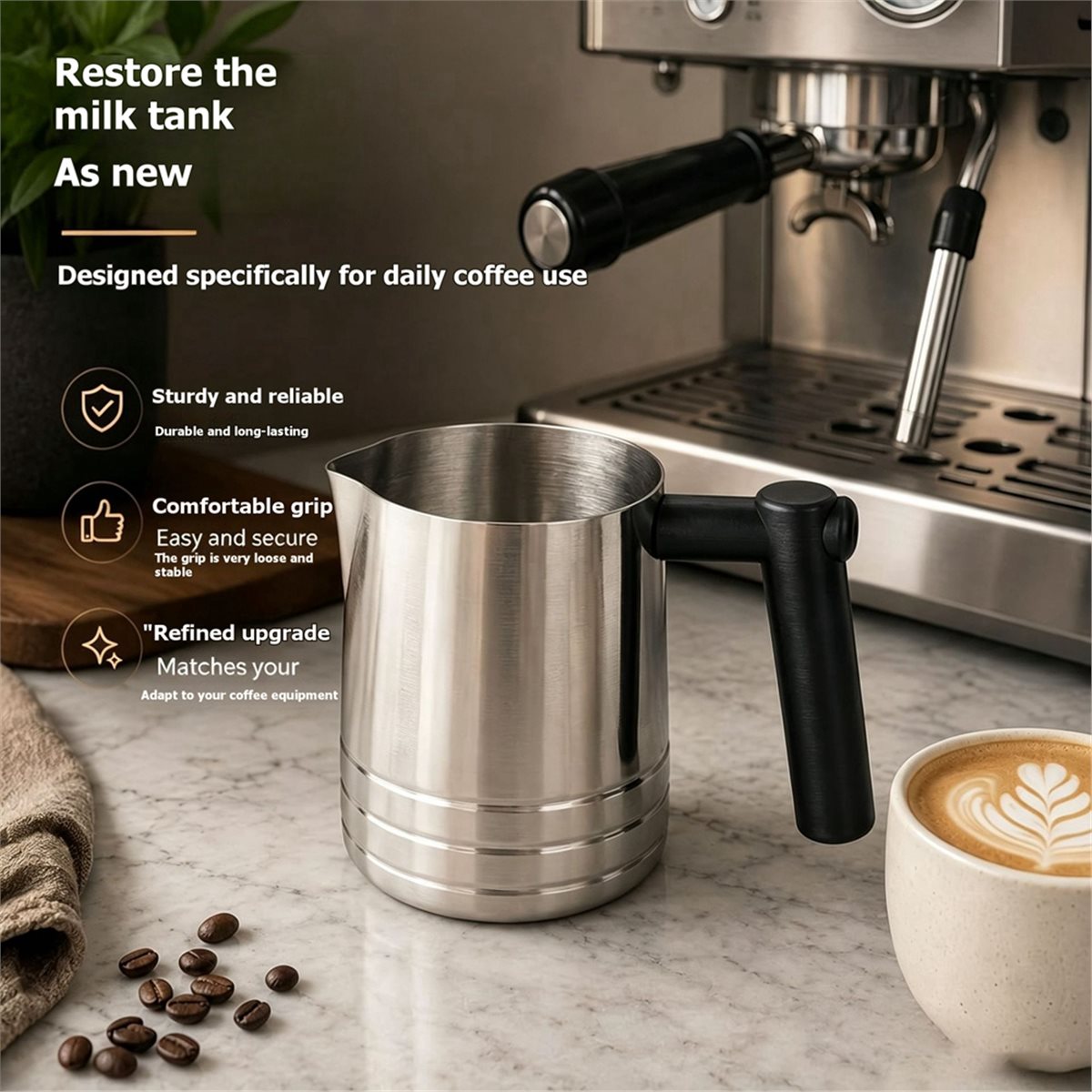 Cabo de Reposição para Jarra d - Barista Milk Jug avaliação e preço